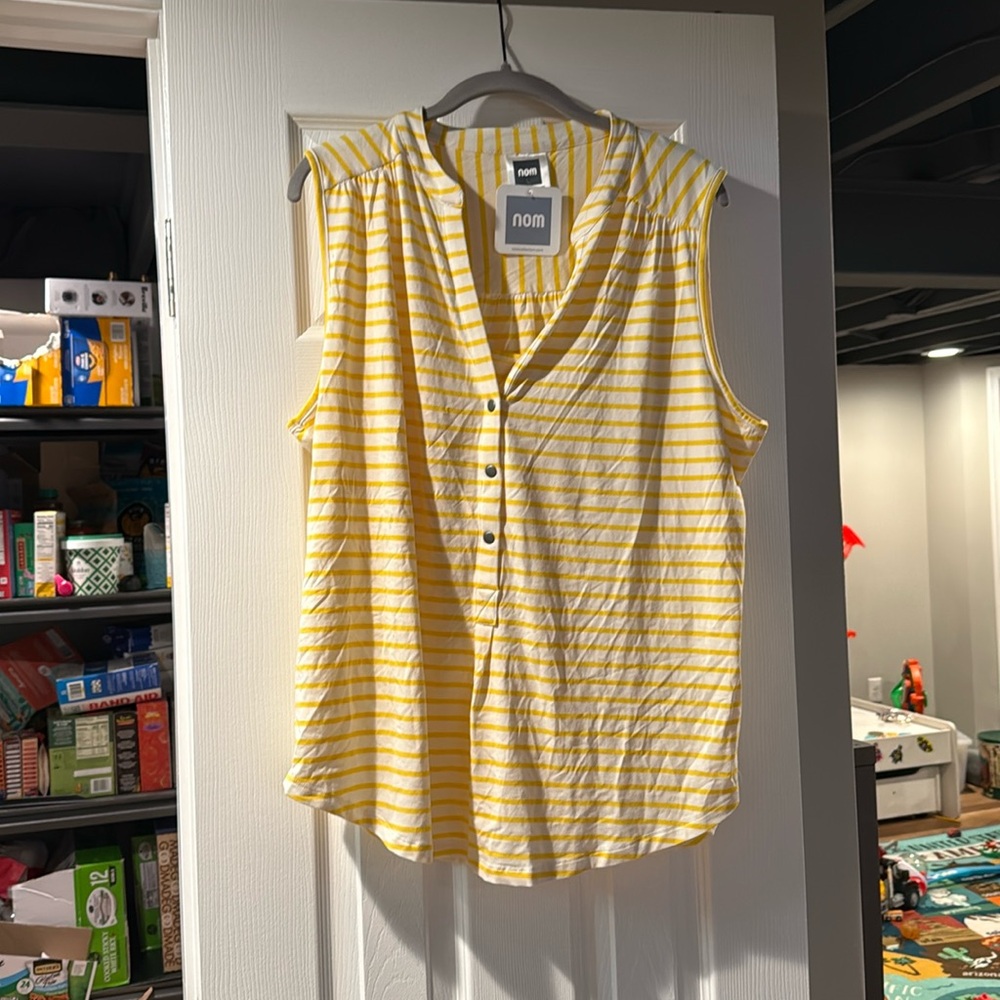 NWT Nom maternity sleeveless top